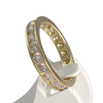 Bague d'occasion or 750 jaune diamants