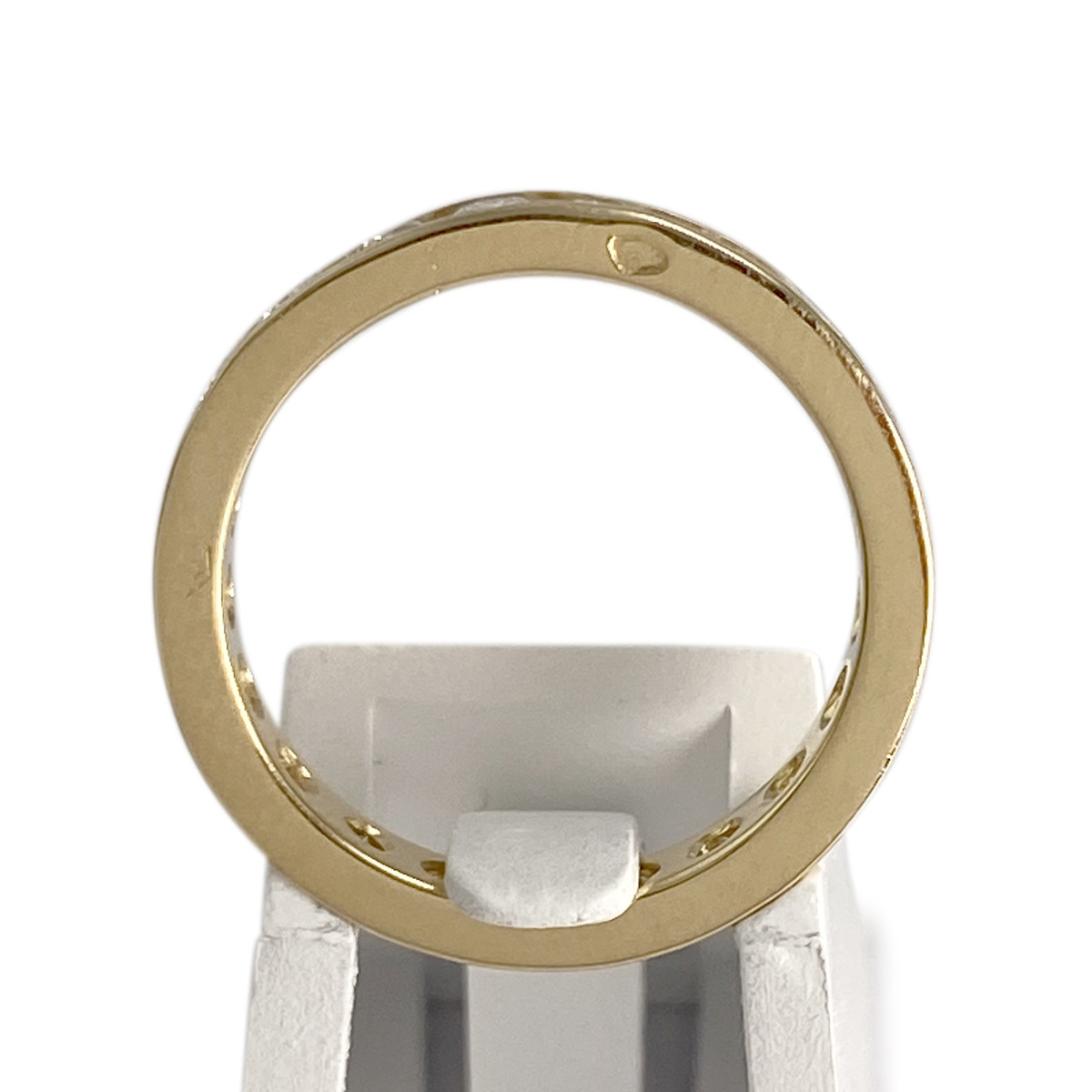 Bague d'occasion or 750 jaune diamants - vue 3