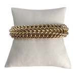 Bracelet d'occasion or 750 jaune maille fantaisie - vue 1