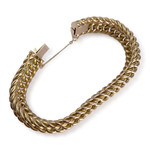 Bracelet d'occasion or 750 jaune maille fantaisie - vue 2