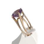 Bague d'occasion or 750 jaune citrine - vue 2