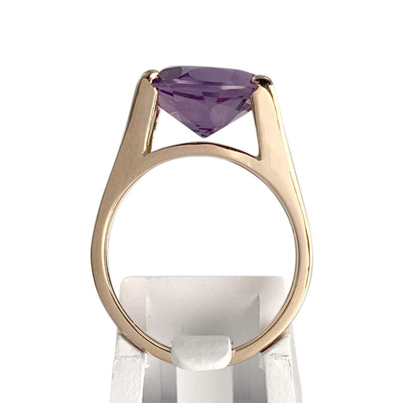 Bague d'occasion or 750 jaune citrine - vue 3