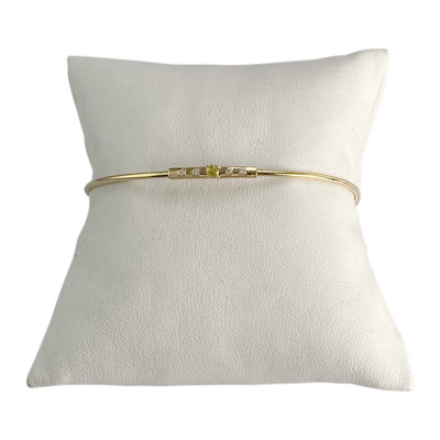 Bracelet MAUBOUSSIN d'occasion or 750 jaune diamants, saphir jaune - vue 1