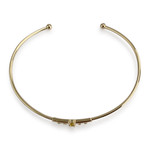 Bracelet MAUBOUSSIN d'occasion or 750 jaune diamants, saphir jaune - vue 2