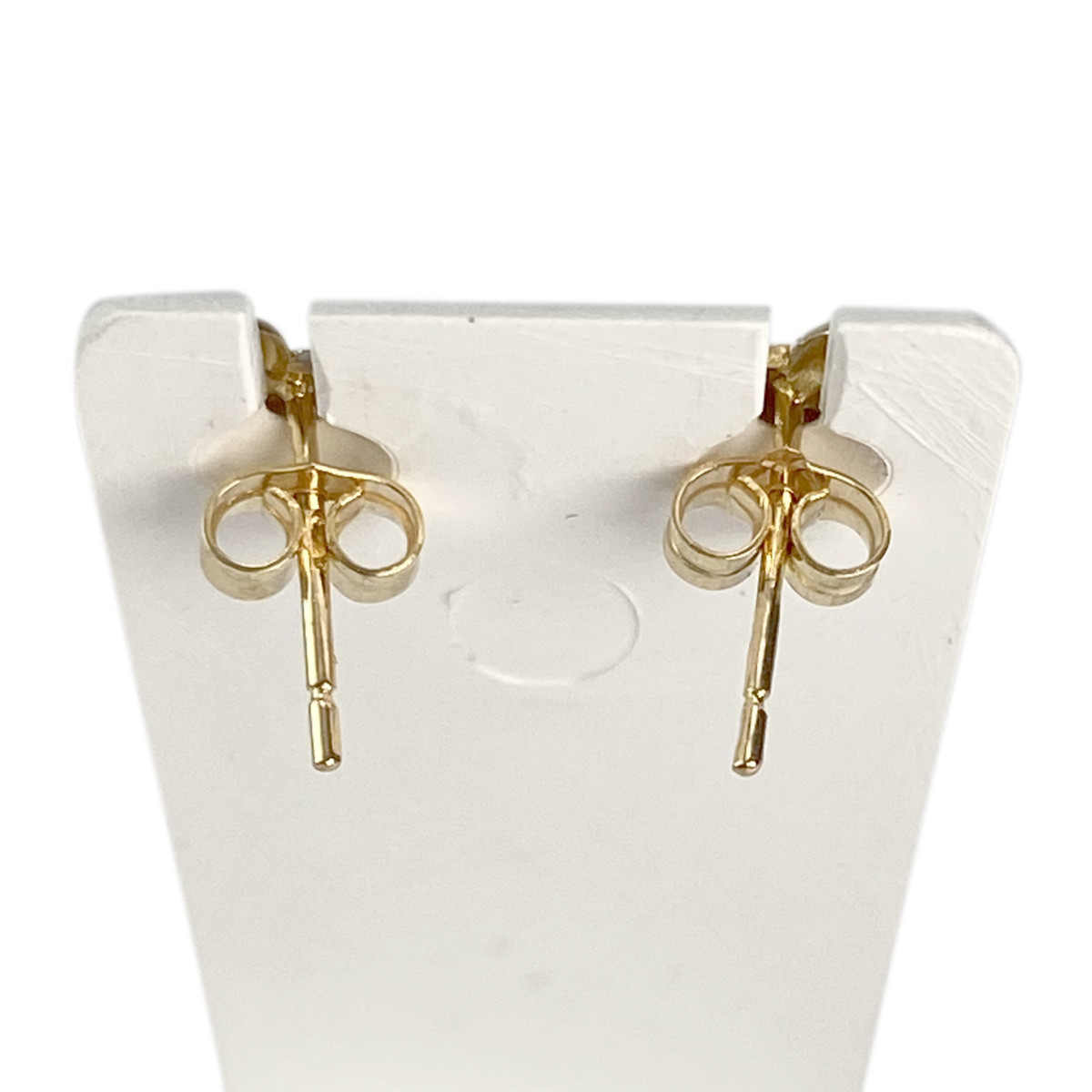 Boucles d'oreilles d'occasion or 750 jaune saphirs - vue 3