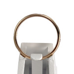 Bague d'occasion or 750 rose diamants - vue 3