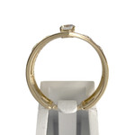 Bague d'occasion or 750 jaune zirconias - vue 3