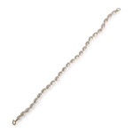 Bracelet d'occasion or 750 jaune maille perles, perles de culture de Chine - vue 2