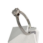 Bague d'occasion or 750 blanc diamants - vue 2