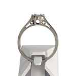 Bague d'occasion or 750 blanc diamants - vue 3