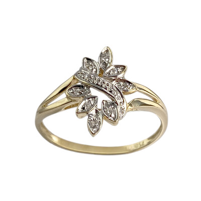 Bague d'occasion 2 tons 750 diamants - vue 1