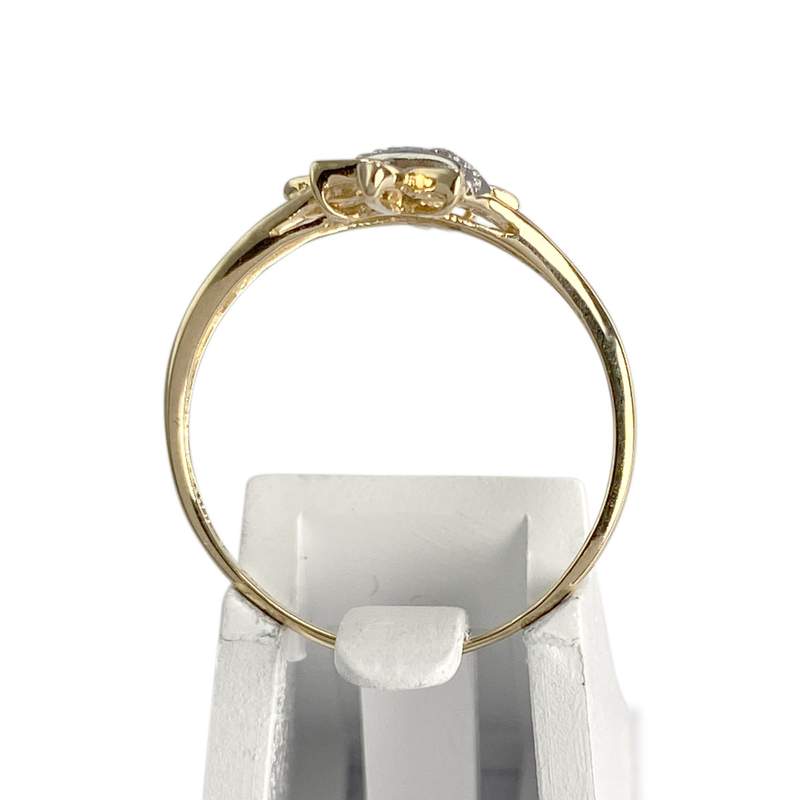 Bague d'occasion 2 tons 750 diamants - vue 3