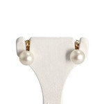 Boucles d'oreilles d'occasion or 750 jaune perles de culture - vue 1
