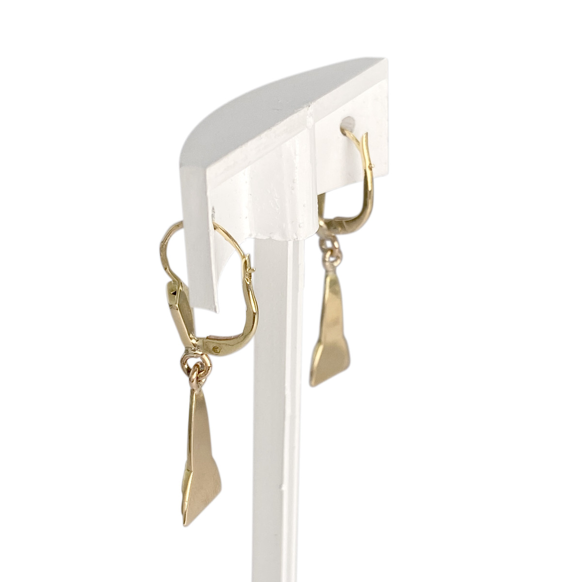 Boucles d'oreilles d'occasion or 750 jaune - vue 2