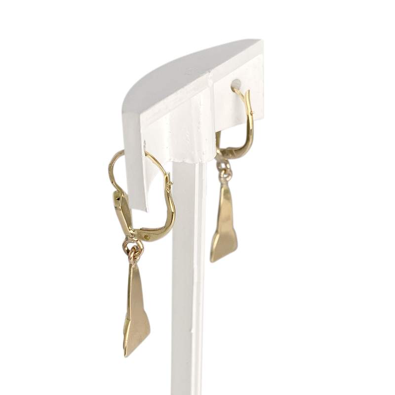 Boucles d'oreilles d'occasion or 750 jaune - vue 2
