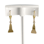 Boucles d'oreilles d'occasion or 750 jaune - vue 3