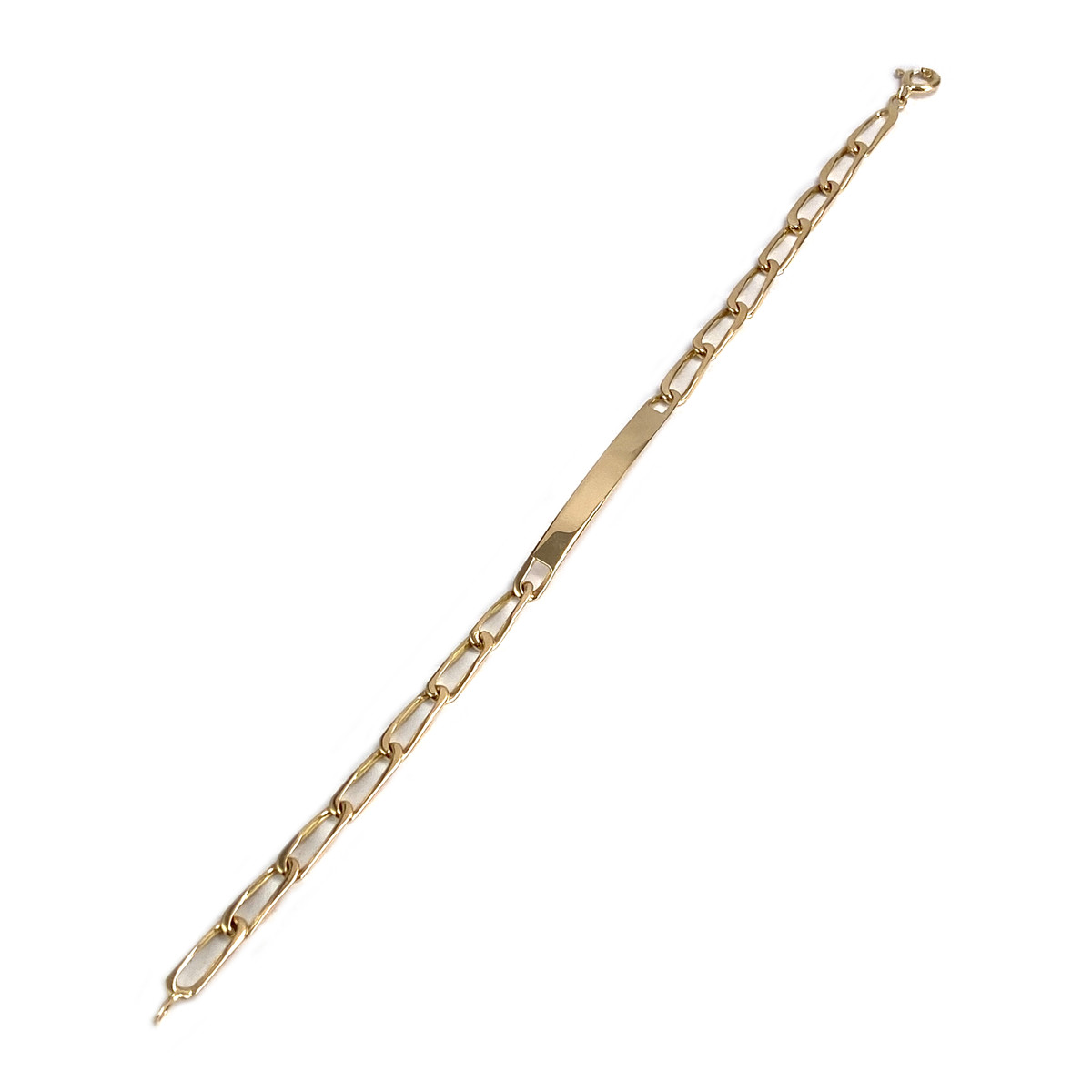 Bracelet d'occasion or 750 jaune maille cheval - vue 2