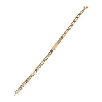 Bracelet d'occasion or 750 jaune maille cheval