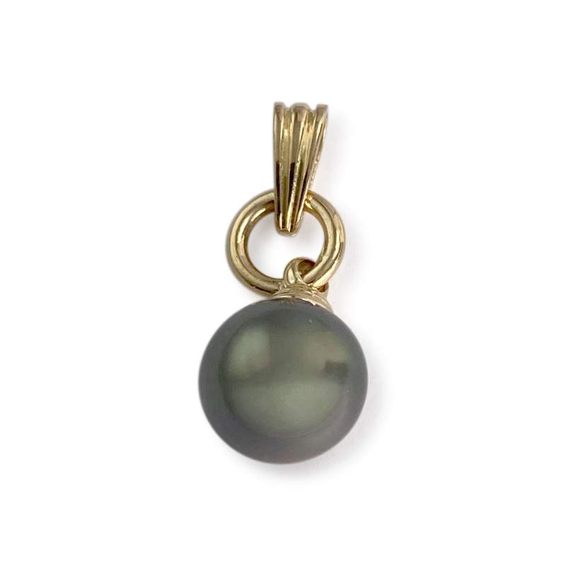 Pendentif d'occasion or 750 jaune perle de Tahiti - vue 1
