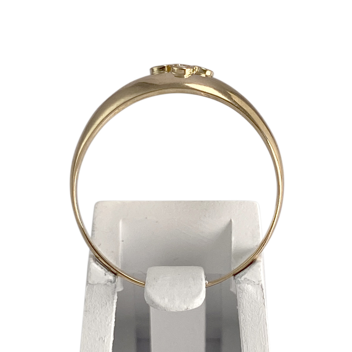 Bague d'occasion or 750 jaune diamants - vue 3