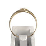 Bague d'occasion or 750 jaune diamants - vue 3