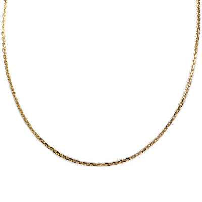 Chaîne d'occasion or 750 jaune maille forçat 45,5 cm