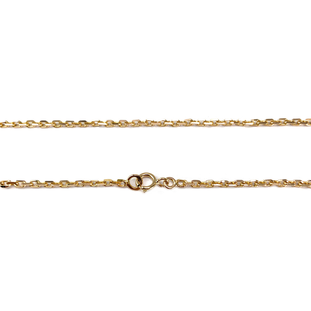 Chaîne d'occasion or 750 jaune maille forçat 45,5 cm - vue 3
