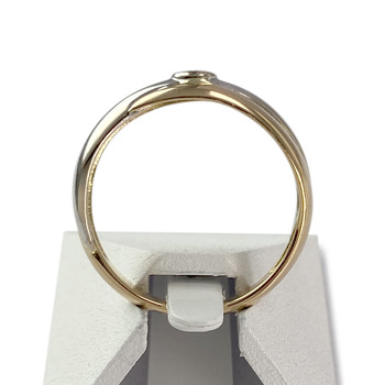 Bague d'occasion 2 ors 750 diamant