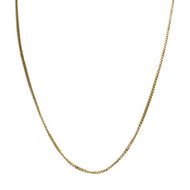 Second-hand chain in 750 yellow gold with curb chain stitch