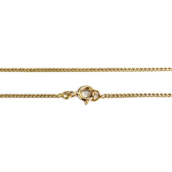 Second-hand chain in 750 yellow gold with curb chain stitch