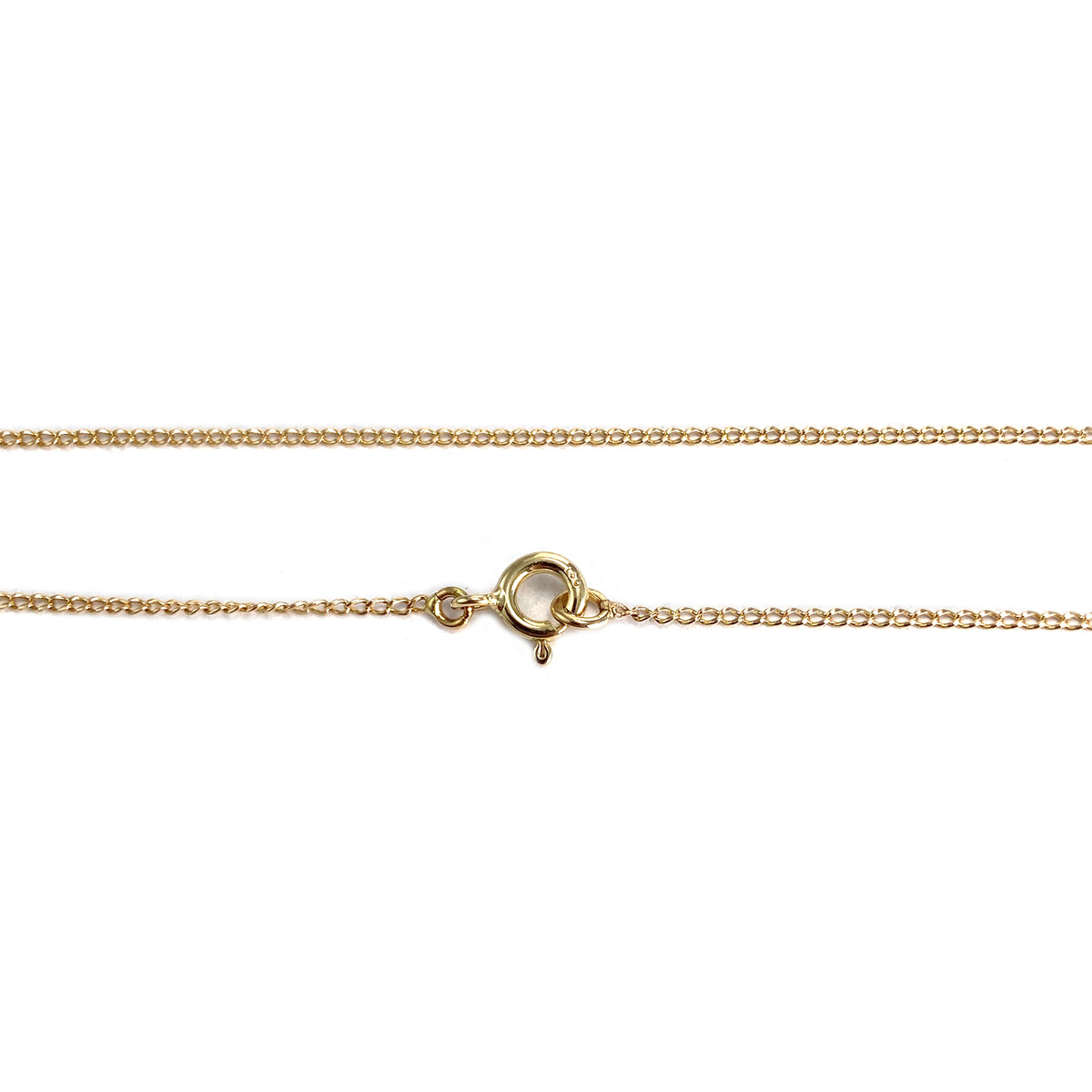 Secondhand gold chain 750 yellow gourmette mesh 53 cm - view 3