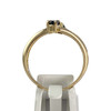 Tweedehands ring van 750 geelgoud met diamanten en saffieren - afbeelding V3