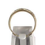 Bague d'occasion 2 tons or 750 émeraudes - vue 3