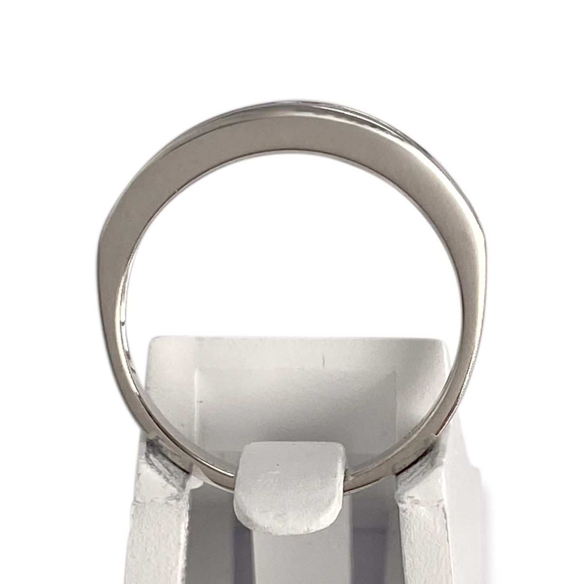 Bague d'occasion or 750 blanc diamants - vue 3