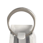 Bague d'occasion or 750 blanc diamants - vue 3