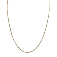 Secondhand 750 yellow gold chain with fancy link design