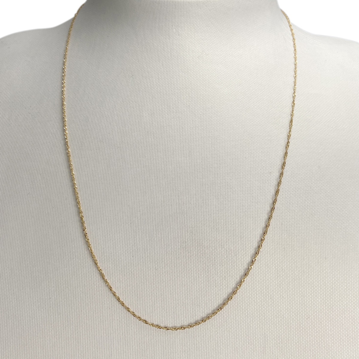 Chaîne d'occasion or 750 jaune maille fantaisie - vue 2