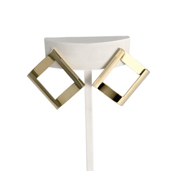 Tweedehands oorbellen in 750 geel goud