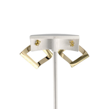 Tweedehands oorbellen in 750 geel goud