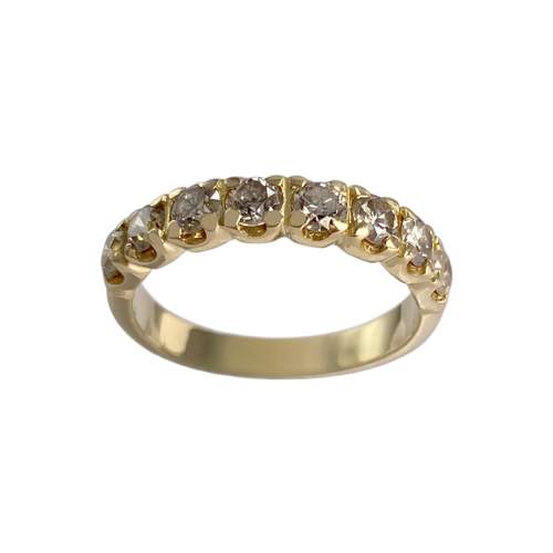 Bague d'occasion or 750 jaune diamants