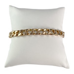 Bracelet d'occasion or 750 jaune maille gourmette - vue 1