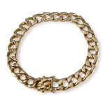 Bracelet d'occasion or 750 jaune maille gourmette - vue 3