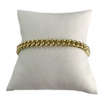 Bracelet d'occasion or 750 jaune maille gourmette - vue 1
