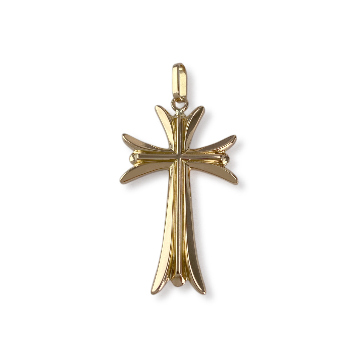 Second-hand 750 yellow gold cross