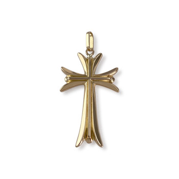 Croix d'occasion or 750 jaune