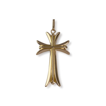 Croix d'occasion or 750 jaune