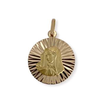 Médaille vierge d'occasion or 585 jaune