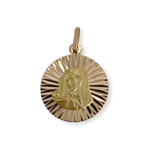 Used blank 585 yellow gold medal