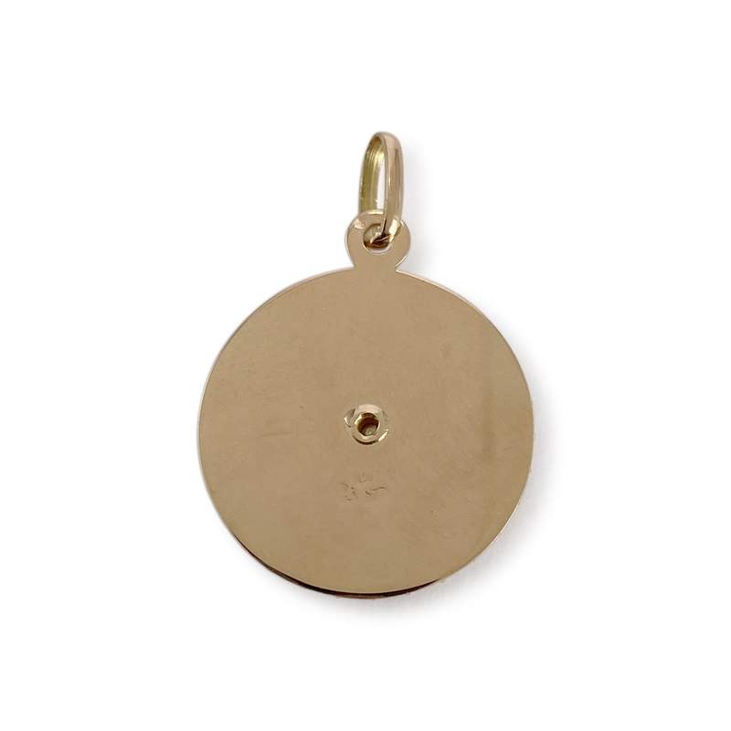 Médaille vierge d'occasion or 585 jaune - vue 2