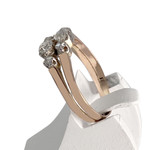 Bague d'occasion 2 ors 750 diamants - vue 2